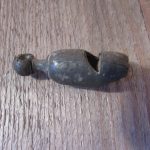 Small Georgian pewter whistle 1