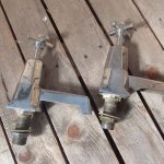 Lovely pair of shanks bath taps from the Savoy hotel refurbishment sale 1